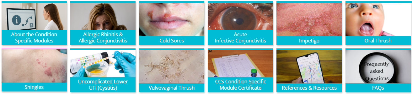 Image of Condition Specific Modules and supporting materials