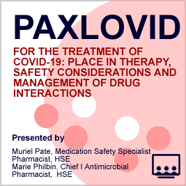 Paxlovid For The Treatment Of COVID 19 Place In Therapy Safety   Paxlovidicon 